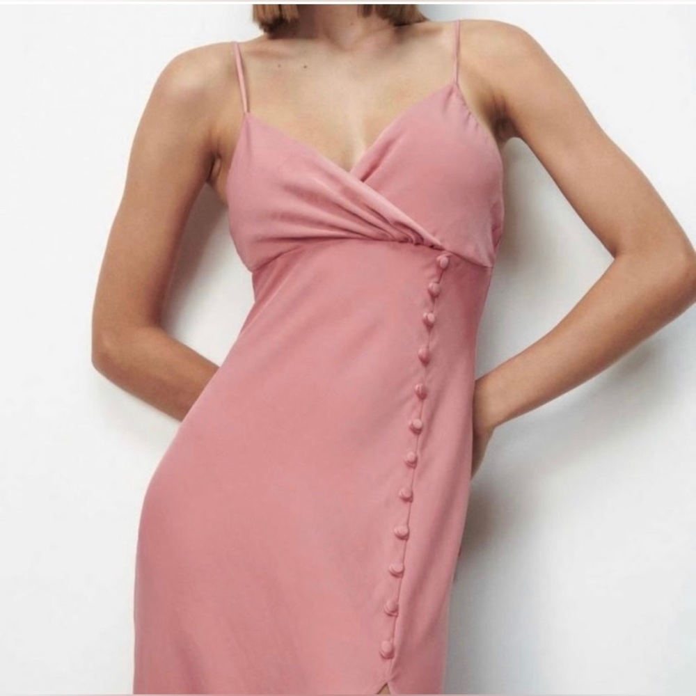 Zara Midi Satin Dress